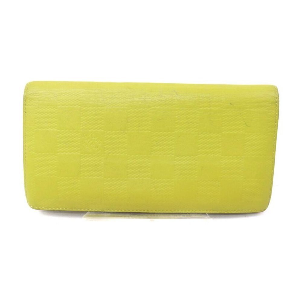 Louis Vuitton Yellow Damier Infini Leather Brazza